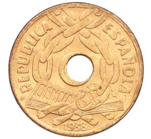 25 сентимо 1938 года Испания — Фото №1