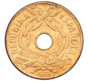 25 сентимо 1938 года Испания — Фото №1