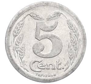 5 сантимов 1921 года Франция — город Эвре (Нотгельд) — Фото №2