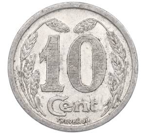 10 сантимов 1921 года Франция — город Эвре (Нотгельд) — Фото №2