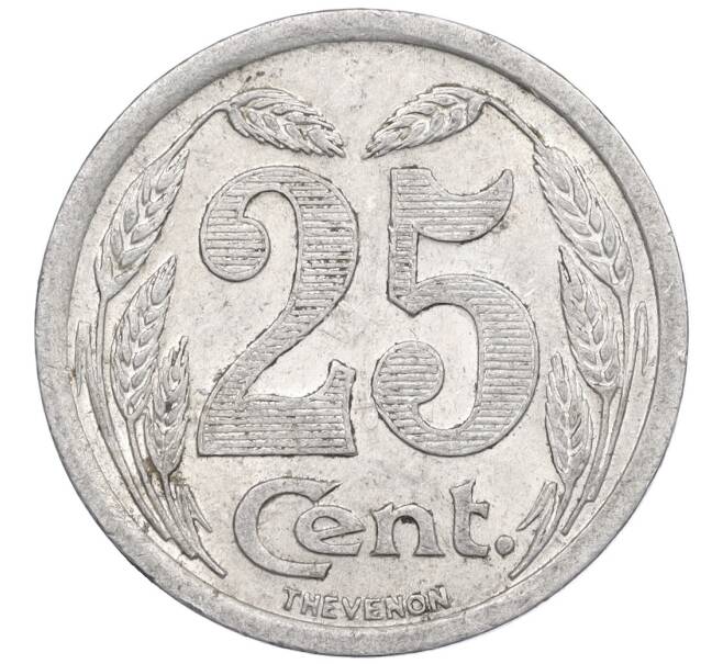 Монета 25 сантимов 1921 года Франция — город Эвре (Нотгельд) (Артикул: K12-28798) — Фото №2