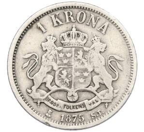 1 крона 1875 года Швеция — Фото №1