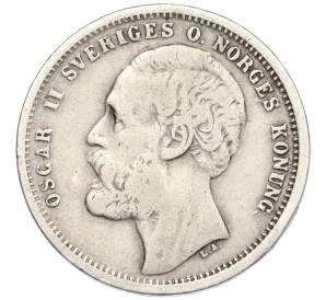 1 крона 1875 года Швеция — Фото №2