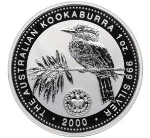 1 доллар 2000 года «Австралийская кукабара» (Millennium Calender — Deceber)