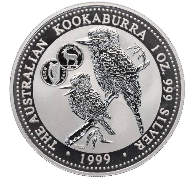 Монета 1 доллар 1999 года «Австралийская кукабара» (Ireland Pound Privy Mark) (Артикул M2-76671)