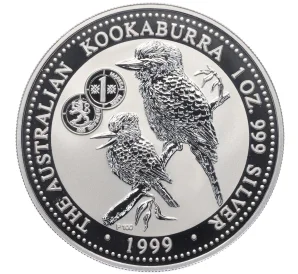 1 доллар 1999 года «Австралийская кукабара» (1 Finnish Mark Privy Mark)