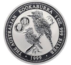 1 доллар 1999 года «Австралийская кукабара» (100 Pesetas Epsana Mark Privy Mark)