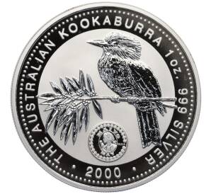 1 доллар 2000 года Австралия «Австралийская кукабара» (Millennium Calendar — May Privy Mark)