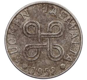 5 марок 1952 года Финляндия — Фото №1