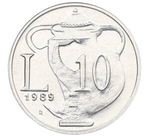 10 лир 1989 года Сан-Марино «Шестнадцать веков истории» — Фото №1