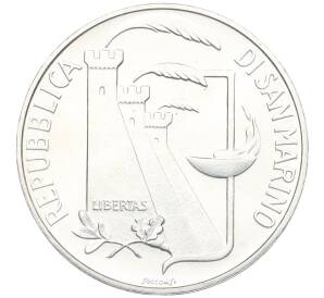 500 лир 1988 года Сан-Марино «XV зимние Олимпийские Игры 1988 в Калгари» — Фото №2