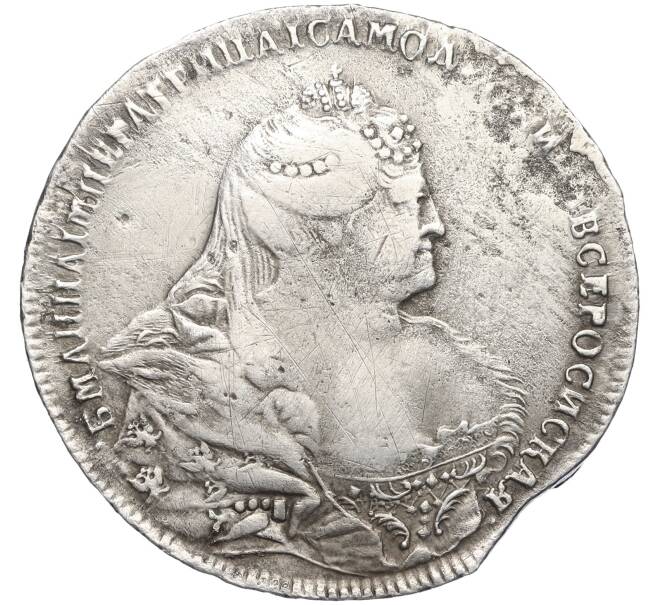 Монета 1 рубль 1738 года (Артикул K12-29503) — Фото №1