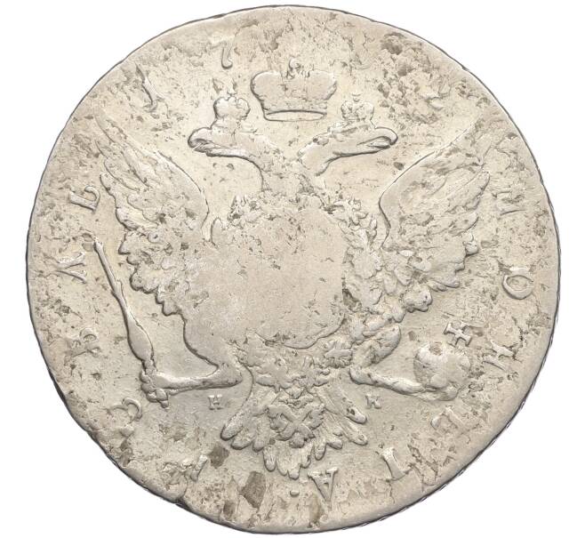 Монета 1 рубль 1762 года СПБ НК (Петр III) (Артикул: K12-29504) — Фото №2