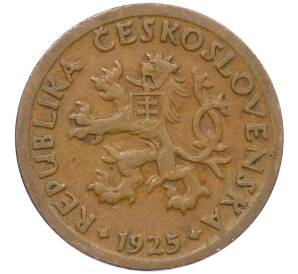 10 геллеров 1925 года Чехословакия — Фото №2