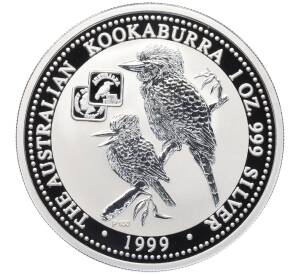 1 доллар 1999 года Австралия «Австралийская кукабара» (1919 Square Penny Privy Mark) — Фото №1