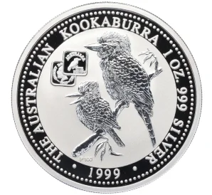 1 доллар 1999 года Австралия «Австралийская кукабара» (1919 Square Penny Privy Mark)