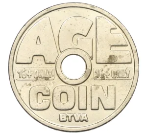 Жетон для разблокировки табачного автомата «Age Coin» Бельгия