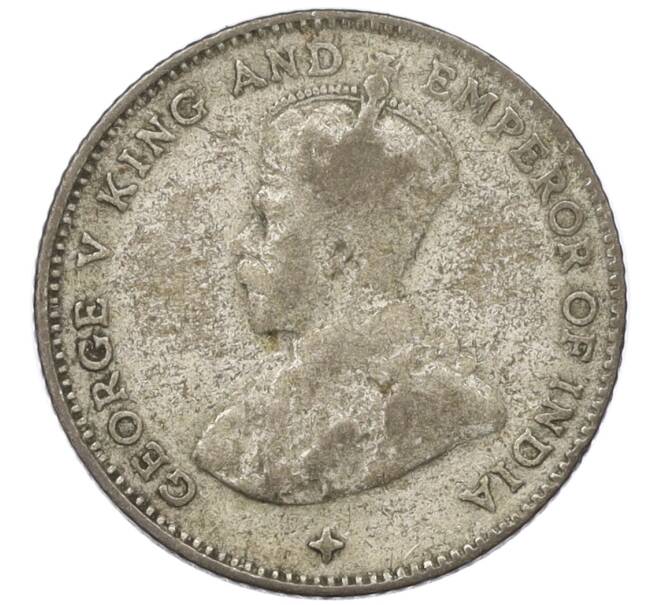 Монета 10 центов 1918 года Стрейтс Сетлментс (Артикул: M2-76892) — Фото №2