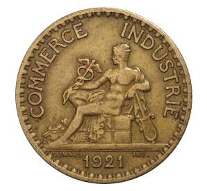 1 франк 1921 года Франция — Фото №1