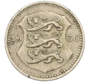 50 сентов 1936 года Эстония — Фото №1