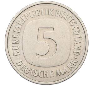 5 марок 1975 года F Западная Германия (ФРГ) — Фото №2