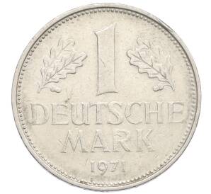1 марка 1971 года G Западная Германия (ФРГ) — Фото №1