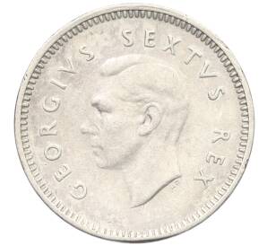 3 пенса 1949 года Британская Южная Африка — Фото №2