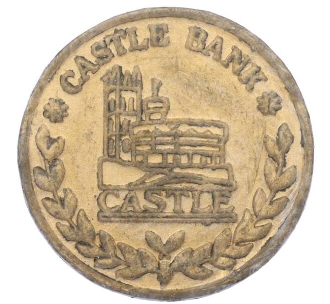 Жетон игровой (игрушечные деньги) «2 новых пенса» Великобритания (Артикул: K12-30529) — Фото №2