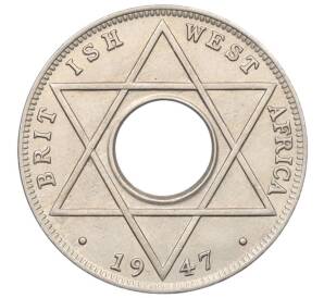 1/10 пенни 1947 года Британская Западная Африка — Фото №1