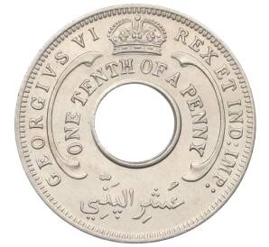 1/10 пенни 1947 года Британская Западная Африка — Фото №2