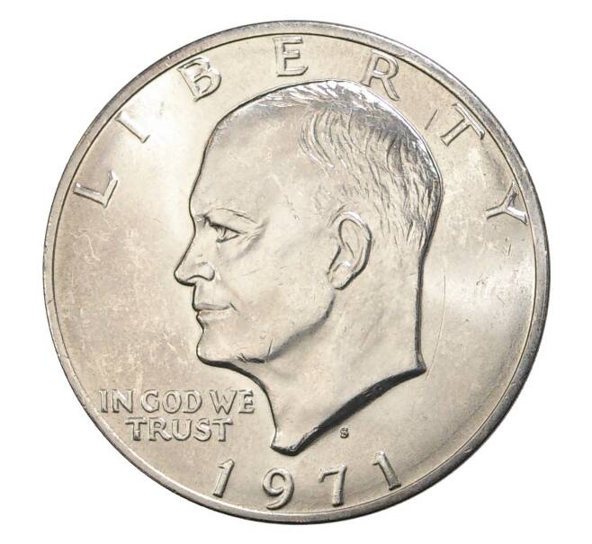 1 доллар 1971 года S США «Эйзенхауэр» (Артикул M2-8031)