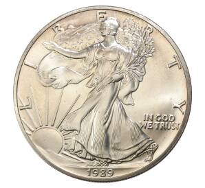1 доллар 1989 года США «Шагающая Свобода»