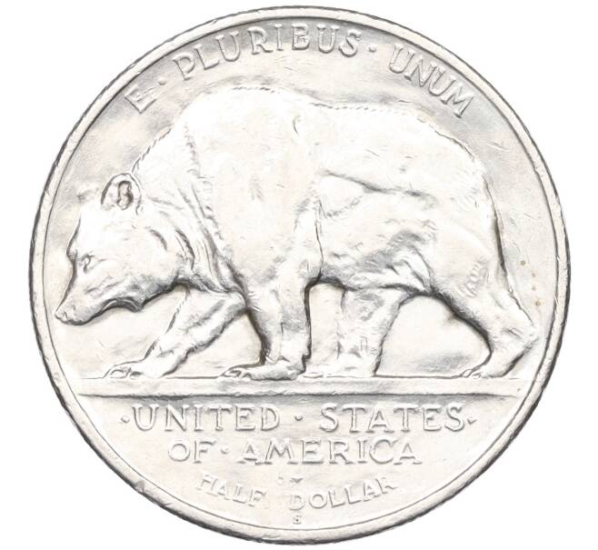 Монета 1/2 доллара (50 центов) 1925 года США «60 лет штату Калифорния» (Артикул: K12-30768) — Фото №2