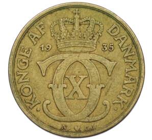 1 крона 1935 года Дания — Фото №1