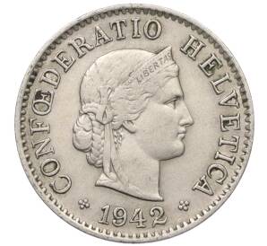 5 раппенов 1942 года Швейцария — Фото №1