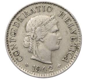 5 раппенов 1942 года Швейцария — Фото №1