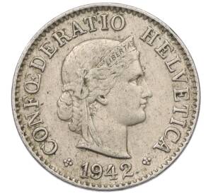 5 раппенов 1942 года Швейцария — Фото №1