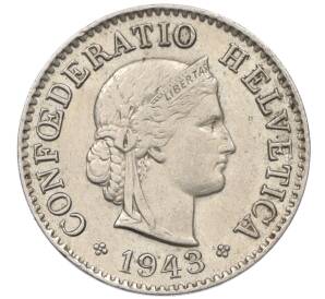 5 раппенов 1943 года Швейцария — Фото №1