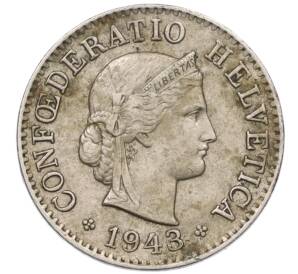 5 раппенов 1943 года Швейцария — Фото №1