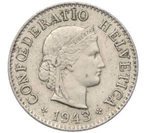 5 раппенов 1943 года Швейцария — Фото №1