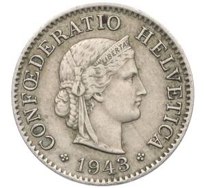 5 раппенов 1943 года Швейцария — Фото №1