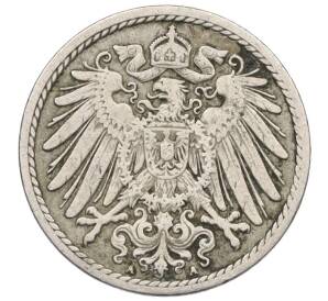 5 пфеннигов 1898 года А Германия — Фото №2