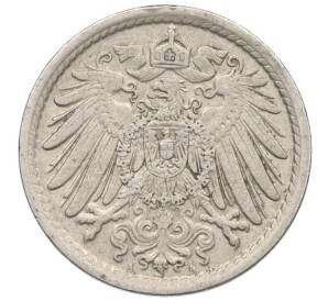 5 пфеннигов 1906 года А Германия — Фото №2