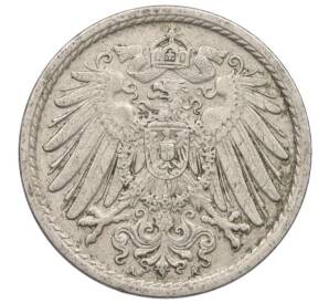 5 пфеннигов 1908 года А Германия — Фото №2