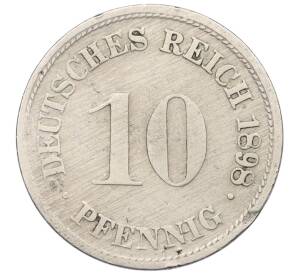 10 пфеннигов 1898 года D Германия — Фото №1