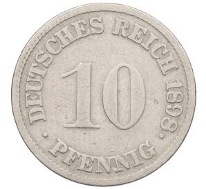 10 пфеннигов 1898 года G Германия — Фото №1