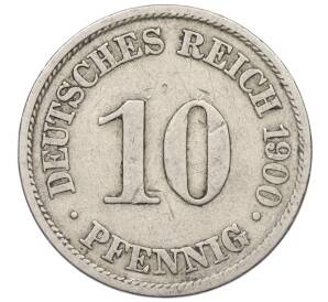 10 пфеннигов 1900 года А Германия — Фото №1