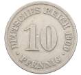 Монета 10 пфеннигов 1900 года D Германия (Артикул: K12-31519) — Фото №1