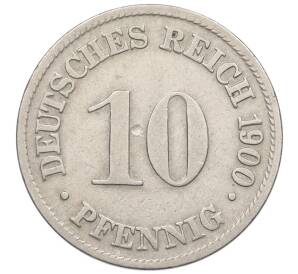 10 пфеннигов 1900 года D Германия — Фото №1