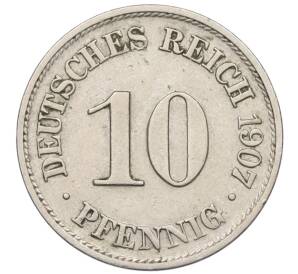 10 пфеннигов 1907 года А Германия — Фото №1